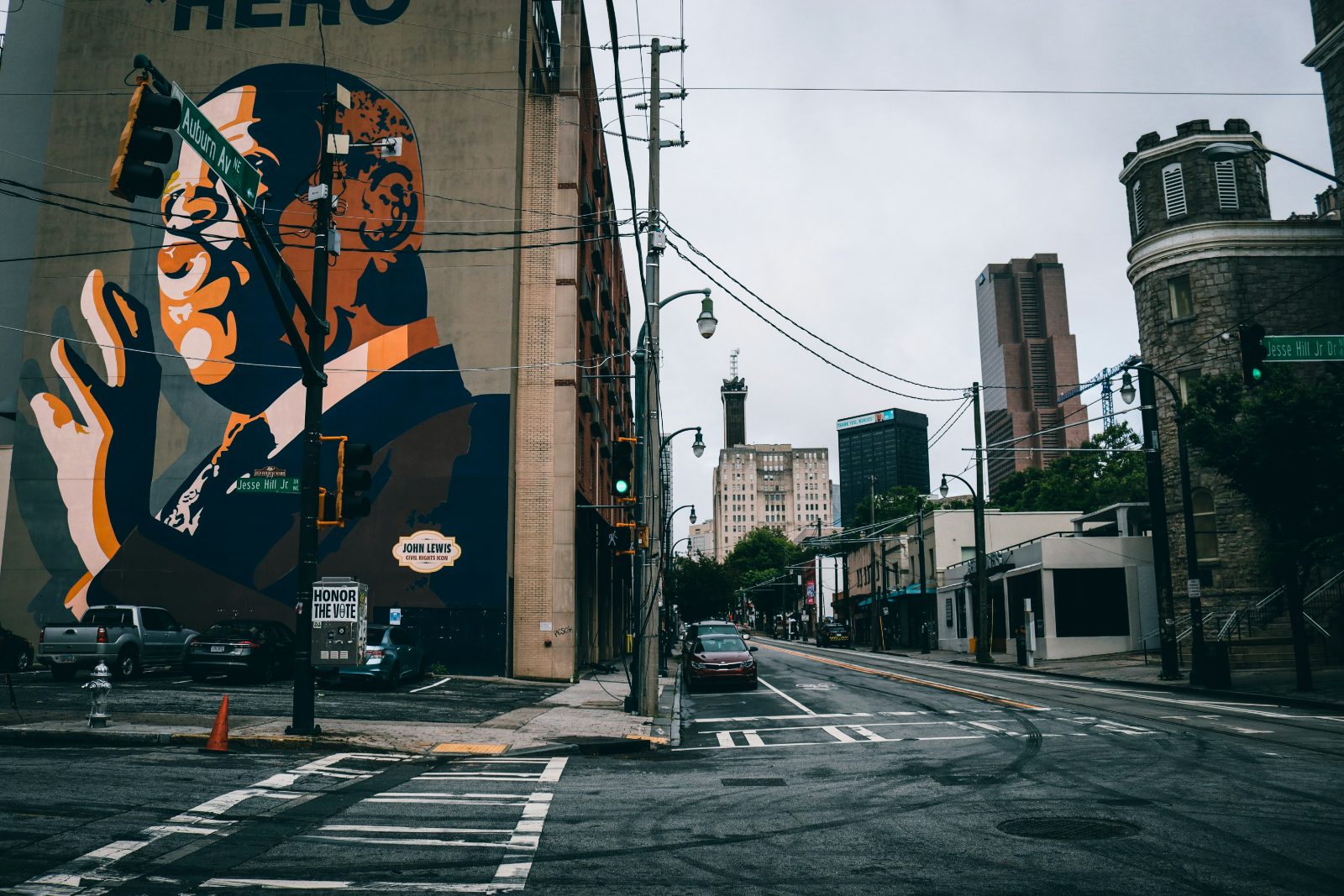 John Lewis Freedom Parkway mural, Old Fourth Ward
